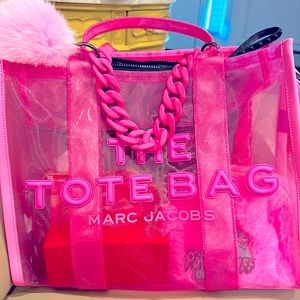 Marc Jacobs Mesh The Tote Bag Large Candy Pink 💕